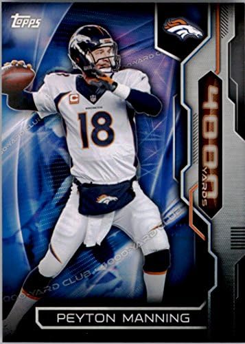 Peyton Manning Denver Broncos Assorted NFL Football Cards + Football Wristbands