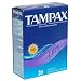 Tampax Tampons Lites, 20-Count Boxes (Pack of 6)