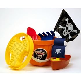Pirate Beach and Bath Play Set