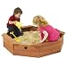 Plum Octagonal Outdoor Play Wooden Sand Pit