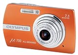 Olympus MJU 700 Orange Digital Camera [7.0MP 3x Optical]