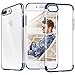 iPhone 7 Plus Case, [Glitter] [Electroplating] [Metallic Finishing] [Scratch Resist] [Shockproof] [Crystal Clear] Transparent Ultra Slim Case Cover for Apple iPhone 7 Plus - Navy Blue