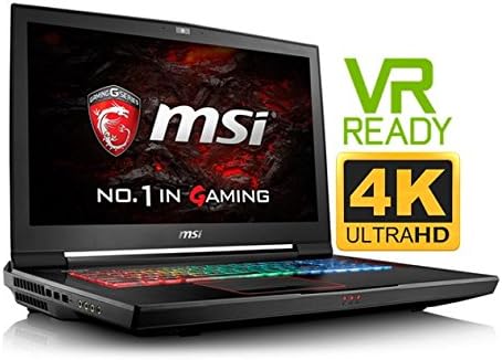 MSI GT73VR Titan Pro 4K (VR Ready) Premium 17.3'' Gaming Laptop PC ( Intel i7 Quad Core, 32GB RAM, 1TB HDD + 512GB Sata SSD, 17.3" G-Sync UHD 3840 x 2160 4K Display, NVIDIA GeForce GTX 1080, Win 10)