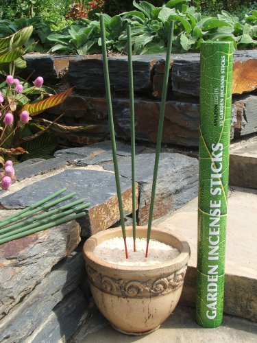Amazon Lights New All-Natural Insect Repellent Outdoor Garden Insense Sticks - Set of 12 With 2.5 Hours Burn Time
