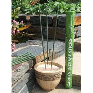 Amazon Lights New All-Natural Insect Repellent Outdoor Garden Insense Sticks - Set of 12... by 
