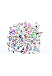 Assorted Floating Charms for Living Glass Lockets (Lot of 50)