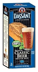 Dassant Classic Beer Bread Mix, 19 Ounce Boxes (Pack of 6)