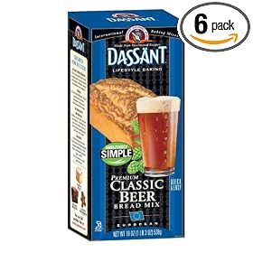 Dassant Classic Beer Bread Mix, 19 Ounce Boxes (Pack of 6)