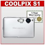 cheap Nikon Coolpix S1 Ultra Slim Point and Shoot Digital Camera, 5.1 Megapixel, 3x Optical, 4x Digital Zoom - Refurbished by Nikon USA