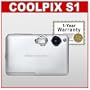 Nikon Coolpix S1 5.1 Megapixel Digital Camera with 3x Optical Zoom and Full 1 Year Warranty (Camera Refurbished by Nikon U.S.A.)