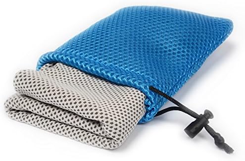 Interthing Sports Yoga Travel Cooling Towel for Instant Cool Relief UPF 50+ Protection (Gray)
