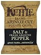 Kettle Krinkle Cut Chips, Salt & Fresh Ground Pepper, 2-Ounce Bags (Pack of 24)