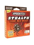 Spiderwire Stealth Code Red Braid Line 10lb 300 Yd New