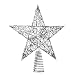 Kurt Adler 10-Inch Silver Star Treetop
