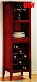 Rich Antique Oak Finish Wine Rack By Coaster Furniture