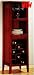Rich Antique Oak Finish Wine Rack By Coaster Furniture
