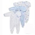 Gerber Zip Front Sleep N Play, 3 Pack, Boy, 6-9 Months
