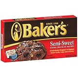 Baker's Semi-Sweet Baking Chocolate Squares, 8-Ounce Boxes (Pack of 4)