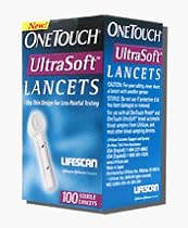 One Touch Ultra Soft Lancets 100 ea HD 1199942