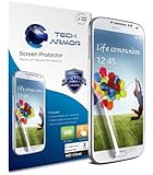 Tech Armor Samsung Samsung Galaxy S4 (Not S4 ACTIVE) High Defintion (HD) Clear Screen Protectors -- Maximum Clarity and Touchscreen Accuracy [3Pack] Lifetime Warranty