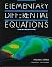 Book Elementary Differential Equations (4th Edition)