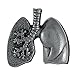 Jim Clift Design Lungs Lapel Pin