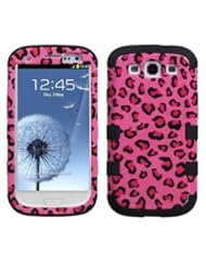 Wireless: Pandamimi ULAK Samsung Galaxy S3 SIII Leopard Case +Screen Protector + Rose Pink Stylus - MYBAT