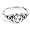 Sterling Silver Ring W/ Genuine Oval Blue Topaz Size 8