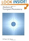 Analysis of Transport Phenomena (Topics in Chemical Engineering)