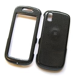 Samsung Instinct S30 M810 Sprint Snap On Protector Hard Case Image Cover Carbon Fiber