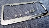 Best Deal TRD Toyota Racing Development Chrome Metal License Plate Frame with Logo Screw Caps