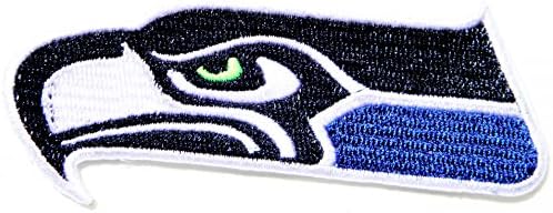 Seattle Seahawks Helmet Team Football NFL Logo Sign Patch Iron on Applique Embroidered Sew Jacket T shirt BY SURAPAN
