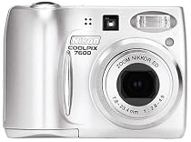 Remanufactured Nikon Coolpix 7600 7MP Digital Camera with 3x Optical Zoom