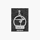 Utah Utes 'Utes Gymnast' Pendant - Sterling Silver Jewelry