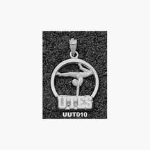 Utah Utes Utes Gymnast Pendant - Sterling Silver Jewelry