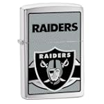 SAVE $12.24 - Zippo Lighter NFL OAKLAND Raiders, Brushed Chrome $17.71