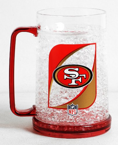 NFL  San Francisco 49Ers Monster Freezer Mug - 36 Ounce 4 Pack