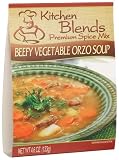 Kitchen Blends Beefy Vegetable Orzo Soup Mix, 4.6-Ounce Packages (Pack of 3)