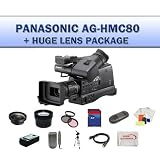 Panasonic AG-HMC80 3MOS AVCCAM HD Shoulder-Mount Camcorder + Huge 16GB Professional Lens Package