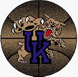 Kentucky Wildcats 4' Basketball-Shaped Rug