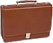 McKlein Lexington Flap-over Double Compartment Business Case Brown