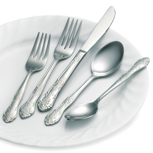 Rogers 40-Piece Rose Elegance Flatware