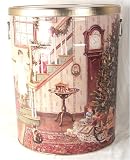 Ultimate's 6.5 Gallon Christmas Morning Tin with 9 Pounds of Caramel Nut Corn