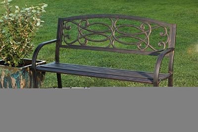Metal Garden Bench