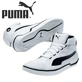 プーマ PUMA <strong>デッキシューズ</strong> スニーカー カイトチーム ミッド 184418 ホワイト×ブラック(001)