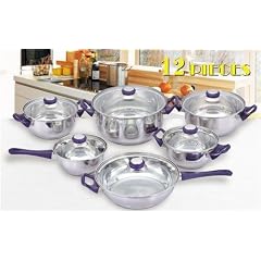 12 tlg Topfset T�pfe Kochtopfset Kocht�pfe Topf Set Induktion geeignet