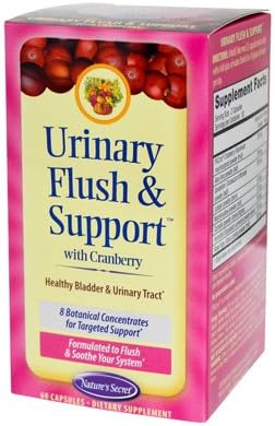 Nature's Secret Urinary Cleans and Flush with Cranberry Extract - 60 Capsules