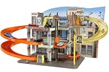 Enlarge toy image: Majorette Toy Garage City Garage with 1/64 scale toy car -  preschool activity for young kids