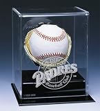 SAN DIEGO PADRES OFFICIAL AUTOGRAPH BASEBALL DISPLAY CASE