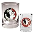 Florida State Seminoles NCAA Rocks Glass And Shot Glass Set by Great American Products